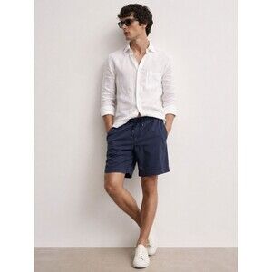 PS Paul Smith Navy Drawstring Shorts Mens Minimal Luxury Summer S
